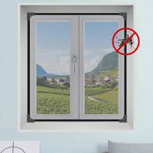 Magnetic Window Insect Screen Mesh Net Fly Mosquito Bug Netting Moth Cover 60*100cm / 70*130cm / 70*150cm - Black - View 7