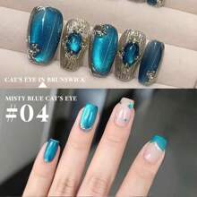 Esmalte de Unha Miss Comoy 15ML Burst Flash Moonlight Leite de Coco 2025 Novo Glitter Fino Popular Lantejoulas Unha de Gato Unha Brilho Adesivo de Unha Comumente Usado em Salão de Beleza