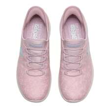 Skechers 女款休閒一腳蹬運動健走鞋，吸震透氣低筒走路鞋，適合日常穿著與旅行，150125 - 淺豆沙色 - 查看 4