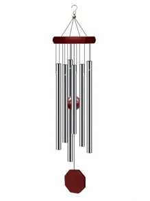 Large Outdoor Deep-Toned Memorial Wind Chime, Customizable Condolence Wind Chime With 6 Tubes, Elegant Wind Chime Suitable For Garden, Patio, Balcony And Home - Multicolor - View 9
