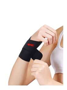 手腕扭伤肌腱套支撑护具男女夏季薄款运动健身网球羽毛球篮球护腕 - 黑色 - 查看 4