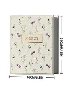 6 英寸相册可容纳 200 张照片，带插页的简约剪贴簿，家庭相册，情侣回忆录，适合家庭、情侣和活动，是复活节、万圣节和感恩节的完美礼物 - 彩色 - 查看 4