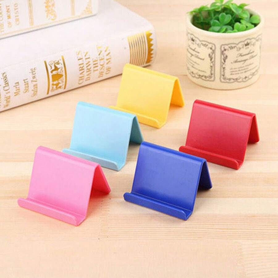 Candy-Colored Slouchy Desktop Mobile Phone Holder, Universal Phone/Tablet Stand, Small And Portable Phone Mount - Multicolor - View 1