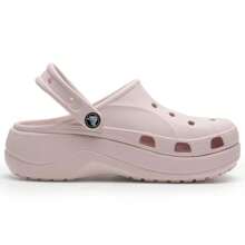 Crocs Beyacloud 女士木屐凉鞋，轻便舒适透气运动休闲鞋，室内和室外，208186-6PI - 裸粉 - 查看 2