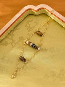 سوار جديد للنساء بطراز بوهيمي وسلسلة سحق، مناسب للارتداء اليومي وكهدايا العطلات