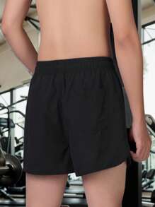 Men's Casual Sports Solid Color Drawstring Shorts, Spring/Summer