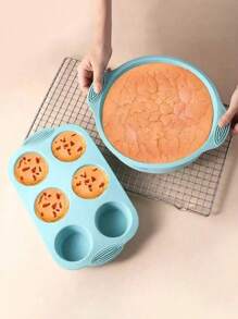 4 peças/Conjunto 4 Estilos Conjunto de Formas de Silicone para Assar Bolos, Formas de Bolo de Silicone Antiadesivas e Resistentes ao Calor Adequadas para Vários Fornos, Formas de Assar Essenciais para Cozinha de Restaurante, Jogo de Formas de Silicone para Assar Bolos, Resistente ao Calor, Assadeira, Bolo, Frigideira, Torrada, Forma, Cozinha de Assar, Muffin