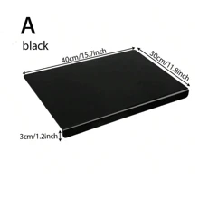 1 块带台面边缘的亚克力切菜板，防滑防脏厨房水果/蔬菜切菜板，透明设计保护台面，易于清洁