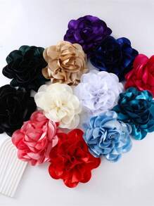 19CM轻奢哥特式夸张一字肩大花胸针立体连体西装连衣裙女聚会晚宴 - 花 - 查看 12