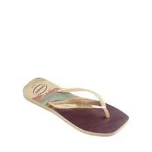 Havaianas Women's Slim Square  Flip Flop Sandals | Fall Fashion | Women Flip-Flops - Kem bơ - Xem 1