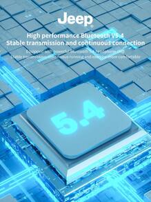 Jeep EW132 Sport Fones de ouvido à prova d'água com tela sensível ao toque Fones de ouvido de música de alta qualidade com microfone