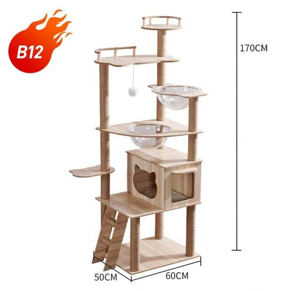 Cat Climbing Cat Litter Cat Scratching Board Cat Tree Cat Supplies Pet Cat Toy Space Capsule