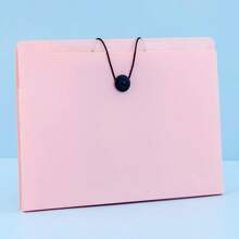 1pc 5-Compartment Accordion File Folder For Students, Cute Transparent Classification Storage Pouch For A4 Multi-Layer Storage Bag,Back To School,School Supplies - Multicolor - View 13
