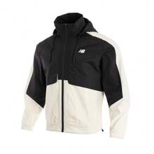 New Balance NB Unisex Jacket 2025 Spring New Color Contrast Sports Casual Hooded Jacket Windbreaker AMJ51323CIO