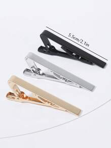 个性化雕花领带夹装饰，秘密小浪漫，专业需求个性化徽标雕花领带夹，送给丈夫男朋友未婚夫的最佳礼物，领带夹配件男士简约衬衫夹，送给父亲的感人礼物，父亲节礼物 - 彩色 - 查看 8