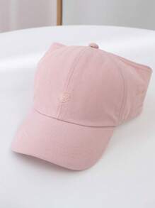 1pc Hat Spring And Summer Sun Ion Baseball Cap For Boys And Girls, Thin Style Open Top Hat With Ponytail Tie, Fashionable Love Baseball Cap Suitable For Daily Travel Outdoor Sports Hiking Suitable For Aged 5-10 - Baseball Cap - View 7