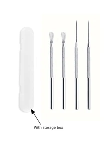 2/3/4/5Pcs Feather Wire Texture Pottery Tools Polymer Clay Modeling &Multifunctional Nail Art Seven-Needle Wire Brush Tool DIY Ceramic Brush Pottery Tools ,Nail Designs,Cake Accessories