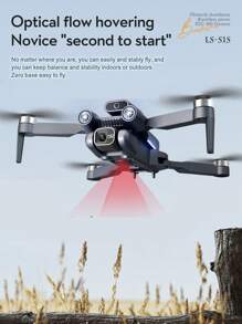 CASRRA Drone com Câmera S1S Drone Controlado por Controle Remoto, Motor Sem Escovas, Desvio de Obstáculos de 360°, WIFI, Filmagem de Lente Dupla, Fotografia Aérea Profissional para Uso Externo, Quadricóptero Dobrável, Helicóptero, Brinquedo, Presente de Aniversário, Câmera Digital