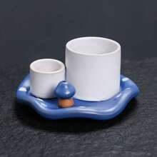 1pc Ceramic Cute Mushroom Incense Burner Holder, Sage Holder For Burning, Incense Holder For Sticks, High Quality Ceramic Burner, Aromatherapy Burner For Meditation, Yoga And Home Decor