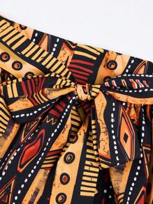 BIUBIU Women's Plus Size Vacation Wear,Tight-Fitting Halterneck Halter Top & Wide Leg Pants Two Pieces Set, Summer (Random Print)