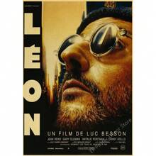 1 pièce Affiche murale sans cadre, Affiche de film classique à chaud Léon Le Parrain Impression de film TV Affiches vintage Décoration murale maison Cadeau Art Image Peinture Rétro POpVintage