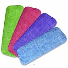 4pcs Reusable Microfiber Absorbing Mop Pad Wet And Dry Dual-Use Mop Pad Refill Deep Clean Mop Head Microfiber Mop Head Replacement - Multicolor - View 5