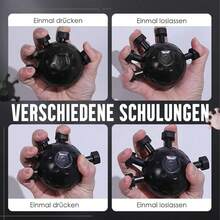 [قوة القبضة بالسيليكون الأسود والزهري] قوة القبضة بالسيليكون الأسود الإرجونومي ذات تصميم السنارة، مدرب العضلات اليدوية للموسيقيين والرياضيين والملاكمين واليدين الضعيفة، مدرب قوة القبضة لتحسين المهارة والقوة، للجيم والرياضة والتمارين المنزلية، قبضة اليد - متعدد الألوان - مشاهدة 7