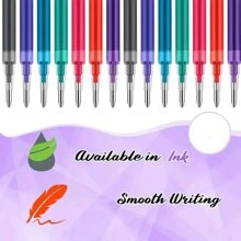 8-Color Thermal Erasable Touch Pen Replacement Core 0.5mm/0.7, Mm Neutral Pen Core, Pen Core Bullet - Multicolor - View 1