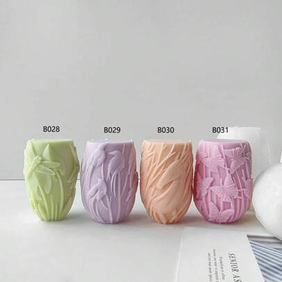 Animal Embossed Cylinder DIY Handmade Fragrance Plaster Multifunctional Silicone Mold