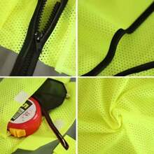 High Visibility Security Working Reflective Vest Personalized Construction Traffic Outdoor Cycling Wear For Men Woman