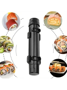 1个装寿司火箭模具 - DIY寿司卷制作器 - 简易寿司压模 - 初学者聚乙烯寿司制作套装 - 厨房小工具 - 彩色 - 查看 10