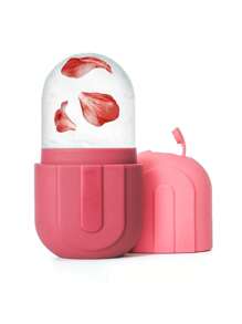 Silicone Ice Tray Ice Mould 2in1 Face Ice Roller Reusable Super Large Capacity Ice Cube Storage Ice Box