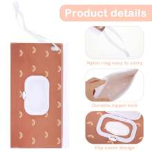 2pcs Baby Wipes Dispenser, Portable Refillable Wipes Holder, Baby Wipes Container, Wipes Dispenser, Reusable Travel Wipes Pouch - Multicolor - View 7