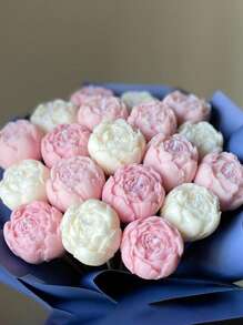 3D 花蜡烛硅胶模具 - DIY 玫瑰和牡丹树脂模具，用于手工蜡烛制作、芳香疗法工艺品、圣诞礼物、婚礼装饰、派对礼品和独特的家居装饰