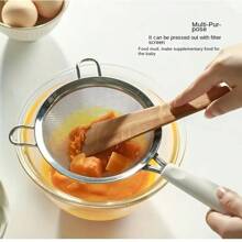 1 pieza Espátula doméstica, se puede colgar para guardarla, espátula para cocinar a la plancha para exteriores, utensilios de cocina espátula para freír - color madera - Ver 7
