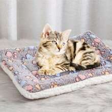 1 件厚款保暖宠物垫，柔软垫子毯，适用于猫狗，适合秋冬季