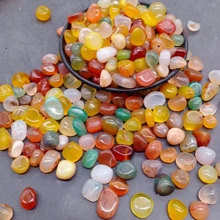 100g Natural Green Agate Pebble Stones - Suitable For Aquarium And Garden Decor, Home Decor Crystal Gravel | Excellent For Fish Tank, Flower Pot And Vase Filler | Polished Gem Stones For Crafts And Succulents | Natural Decorative Pebbles, Smooth Small Stones