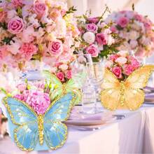 12pcs Butterfly Centerpieces Butterfly Floral Boxes Party Favor Boxes Butterfly Table Decorations For Shower Bridal Shower Wedding Birthday Tea Party