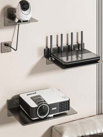 相机、机顶盒、投影仪壁挂支架、免钻支撑收纳架