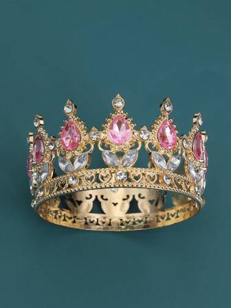 1pc Leaf Patterned Zinc Alloy Party Princess Tiara Crown, Suitable For All Seasons Costume Crown Hair Garland Headpiece, College, Tiara Crown, Wedding, Birthday, Festival Outfits, Gifts, Hair Accessories