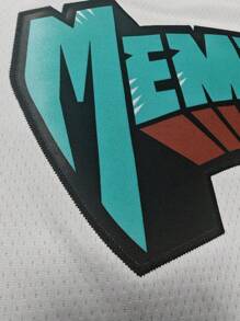 Canotta da basket casuale da uomo, bianca, numero 13, con ricamo e cucitura, collo rotondo, per eventi sportivi