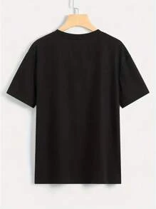 Men Sports Tees & Tanks - 黑色 - 查看 2