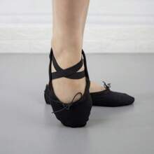 Unisex Basic Versatile Split Sole Ballet Slippers With Drawstring – Ideal For Ballet, Modern Dance, Jazz, Lyrical, Contemporary, Latin, Ballroom, Oriental Dance, Yoga, Pilates, And Fitness Workouts