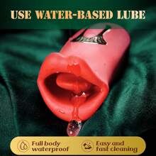 Juguete sexual realista con lengua de rosa, vibrador para estimular el punto G de la mujer, vibrador para estimular el clítoris, masajeador vaginal con lengua vibradora que estimula la boca, pezones y clítoris. Juguete sexual para adultos para mujeres y parejas, estimulación oral, masturbación y orgasmo