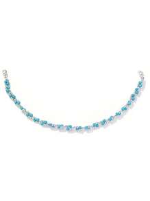 3/1 件西部乡村绿松石复古链条帽链帽檐装饰女士男士金属可拆卸链条散装卡车帽饰 DIY 网眼棒球帽（不含帽子）