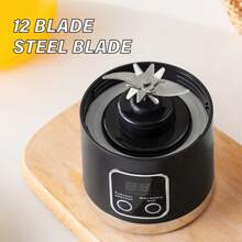 LED Display Mixer,45Oml USB Rechargeableportable Mixer Formilkshakes And Milkshakes-Equipped With A12 Pieces Juicer-Smallfresh Juice Mixer, Providing Instant Nutrition - Multicolor - View 7