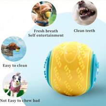 8pcs Squeaky Dog Balls, Dog Toys Balls For Training, Tough Ball Toys For Dogs, Fit With Dog Ball Launcher, High Bouncy Dog Ball For Interactive Playing, Puppy Pet Chew Balls Teething Balls - Multicolor - View 9