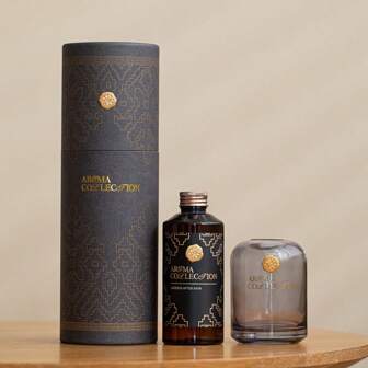 1 PIEZA Difusor de aromaterapia sin llama de la Colección Laca de Fuego de 200ml, aroma a Té Blanco, aroma a Jardín de Lluvia, Ambientador para Dormitorio, Uso Doméstico Interior, Adorno de Aceites Esenciales, Regalo Acompañante, Fragancia de Larga Duración