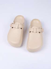 Comfort EVA Clogs - , Non-Slip Work Shoes For Chefs & Nurses - Waterproof & Oil-Resistant Kitchen Footwear With Stylish Casual Design - Khaki - View 5