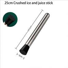 Manual Fruit Smoothie Machine - Compact Hand Cranked Ice Grinder, Made Of ABS Material, Round, Suitable For Home Use, Fruit Smoothie Machine | Modern Kitchen Appliances | Ice Grinder, 1 Bar Juice Stick, Crushed Ice Stick, Manual Mixer, Lemon Hammer, Juice Stick